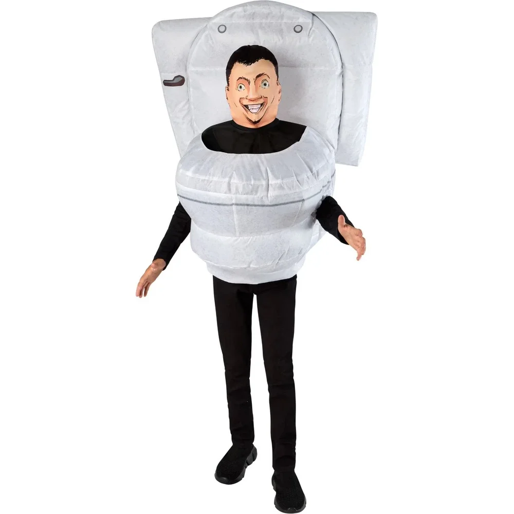 Skibidi Toilet Costume Child One Size Youth Boys Kids Inflatable NECA NEW